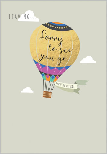 Picture of SORRY TO SEE YOU GO CARD